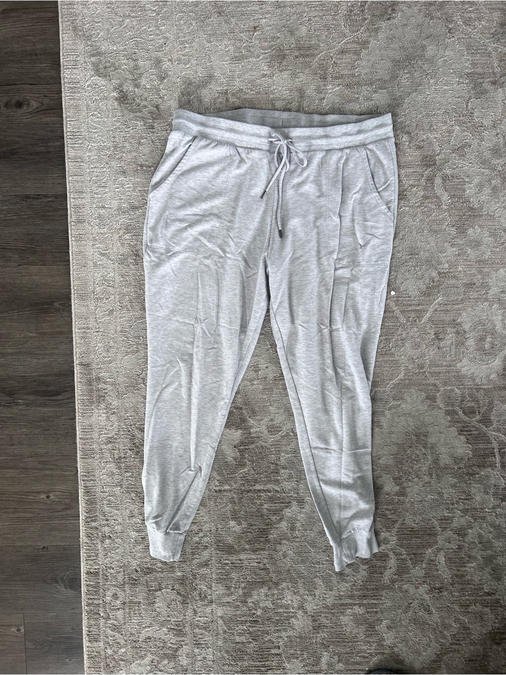 Light Gray Drawstring Joggers